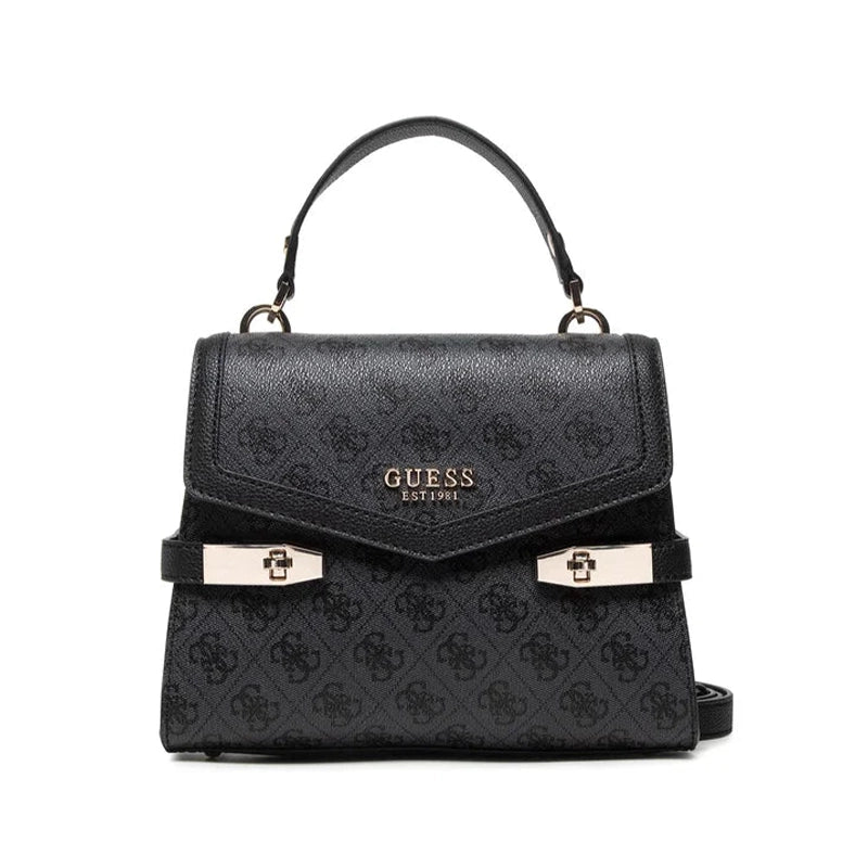 GUESS Zadie Logo Top Handle Flap Bag - Runner