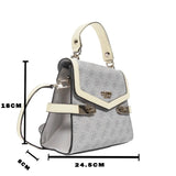 GUESS Zadie Logo Top Handle Flap Bag - Runner