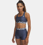 HeatGear® Armour Mid Branded Women's Sports Bra - Runner