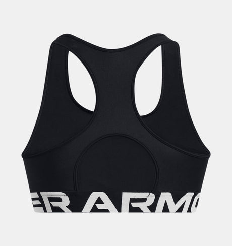 HeatGear® Armour Mid Branded Women's Sports Bra - Runner