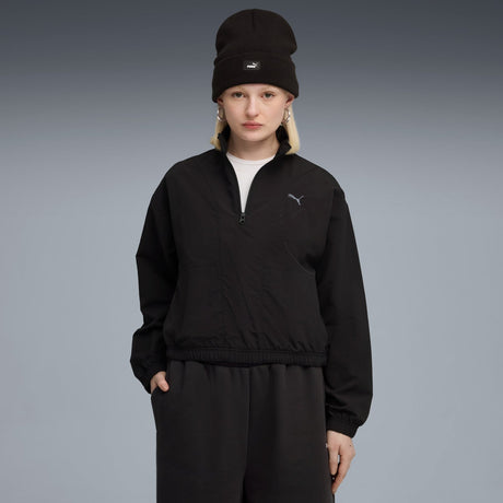 HER Relaxed Half - Zip Crew Women - Runner