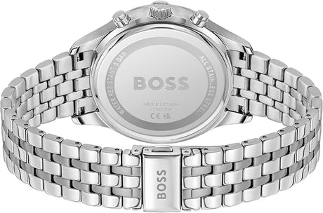HUGO BOSS MEN'S BLACK DIAL STAINLESS STEEL BRACELET WATCH - 1514157 BBM55 - Runner