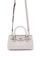 GUESS Katya Mini Satchel Handbag WHITE GB535