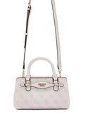 GUESS Katya Mini Satchel Handbag WHITE GB535