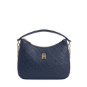 TOMMY HILFIGER TH Textured Shoulder Bag Blue TB308