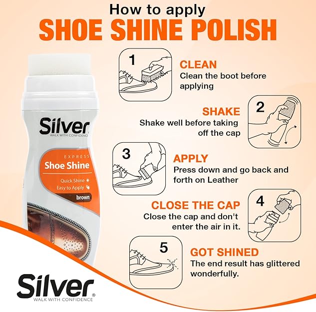 Instant Black Shoe Polish Liquid 75ml SI9 - Runner