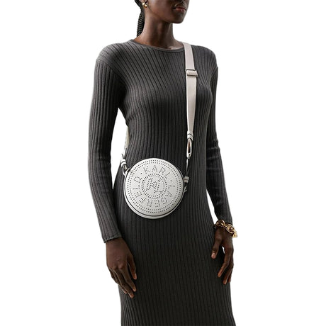 Karl Lagerfeld K/Circle round perforated - Shoulderbag - White - KB10 - Runner