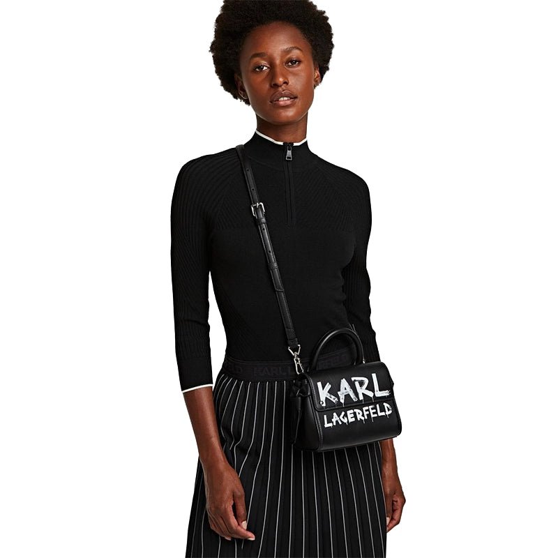 Karl Lagerfeld K/IKON Graffit Mini TH - Shoulderbag - Black - KB23 - Runner