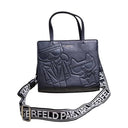 Karl Lagerfeld Maybelle Leather Satchel KB36 - Runner