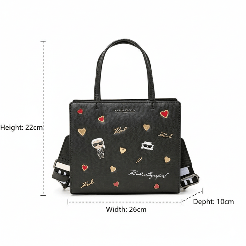 Karl Lagerfeld Paris Women’s Maybelle Satchel KB40 - Runner