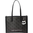 Karl Lagerfeld Shopper 'Ikon' in Black KB38 - Runner