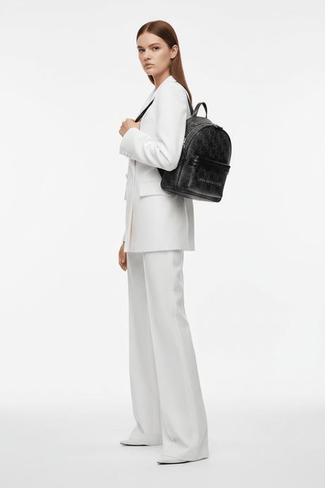 KARL LEGERFELD IKON MONOGRAM BACKPACK-Large- KB41 - Runner