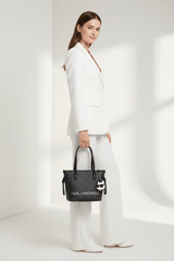 KARL LEGERFELD IKON MONOGRAM LARGE TOTE BAG KB28 - Runner