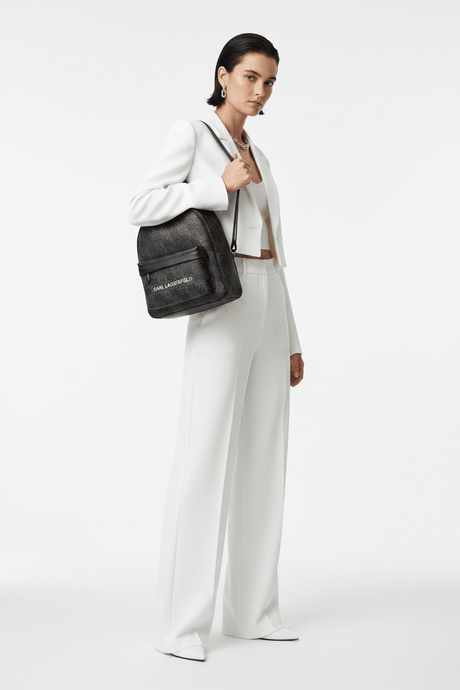 KARL LEGERFELD K/IKON MONOGRAM BACKPACK-Medium- KB27 - Runner