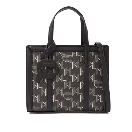 KARL LEGERFELD K/Ikonik 2.0 Monogram Tote Bag in Coated - canvas KB35 - Runner
