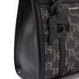 KARL LEGERFELD K/Ikonik 2.0 Monogram Tote Bag in Coated - canvas KB35 - Runner