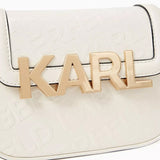 KARL LEGERFELD K/Letters Embossed Crossbody Bag in Leather KB37 - Runner