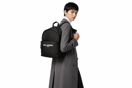 KARL LEGERFELD Paris Large Nylon Backpack Bag KB77 - Runner