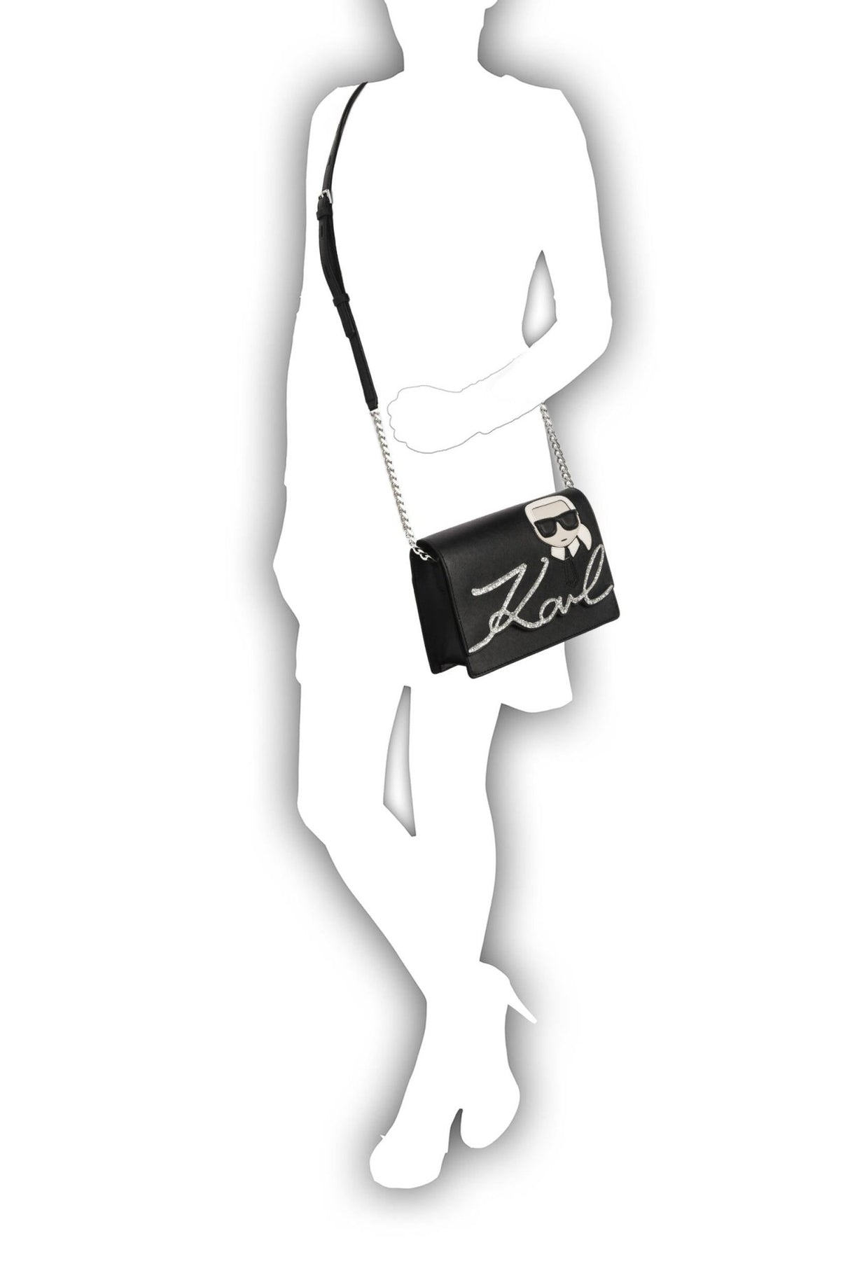 KARL LEGERFELD Postwoman Camera Crossbody KB71 - Runner