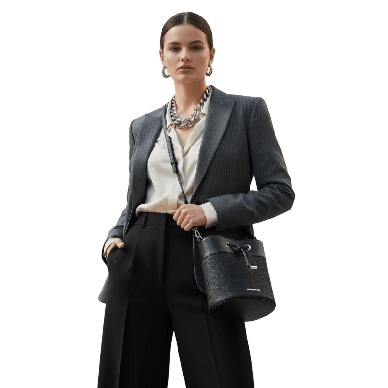 KARL LEGERFELD RAE MINI BUCKET BAG KB46 - Runner