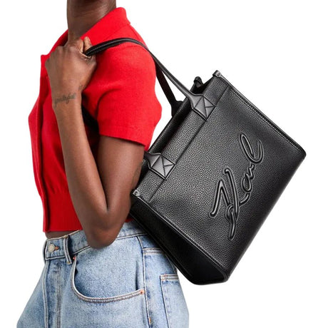 KARL LEGERFELD Weave K/Skuare Grainy Handtasche Bag KB74 - Runner