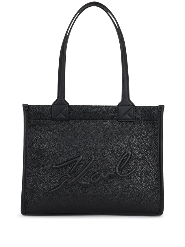 KARL LEGERFELD Weave K/Skuare Grainy Handtasche Bag KB74 - Runner