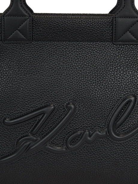 KARL LEGERFELD Weave K/Skuare Grainy Handtasche Bag KB74 - Runner