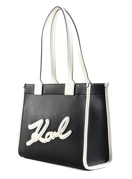 KARL LEGERFELD Weave Shoulder Bag KB69 - Runner