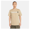 KENNEBEC RIVER Linear Logo Short Sleeve Tee Lemon Pepper - Runner