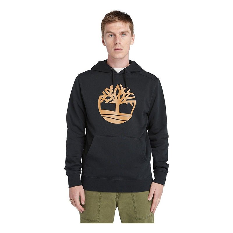 KENNEBEC RIVER Tree Logo Hoodie Black - Wheat Boot - Runner