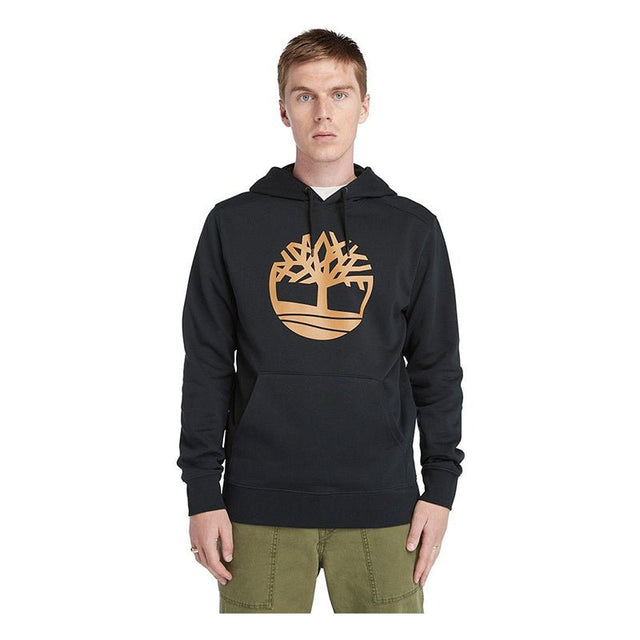 KENNEBEC RIVER Tree Logo Hoodie Black - Wheat Boot - Runner