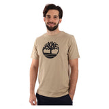 KENNEBEC RIVER Tree Logo Short Sleeve Tee Lemon Pepper - Runner
