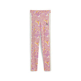 Lava Land High Waist Leggings - Runner