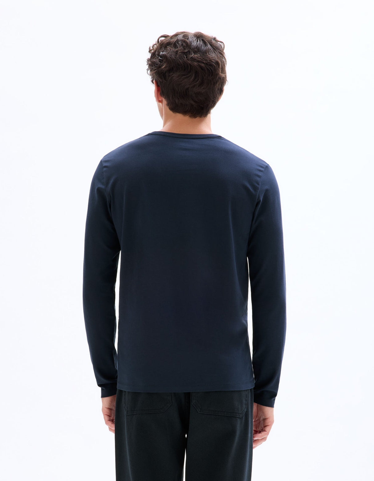 Long - Sleeve Crew Neck T-Shirt - Runner