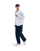 Loose Oxford Striped Shirt - Runner