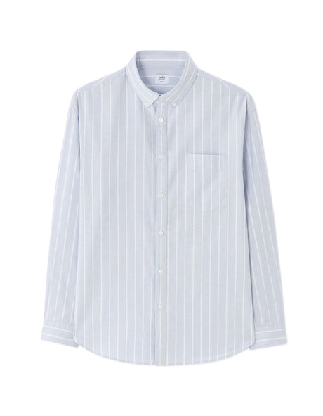 Loose Oxford Striped Shirt - Runner