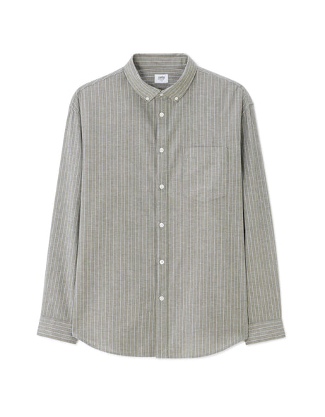Loose Oxford Striped Shirt - Runner