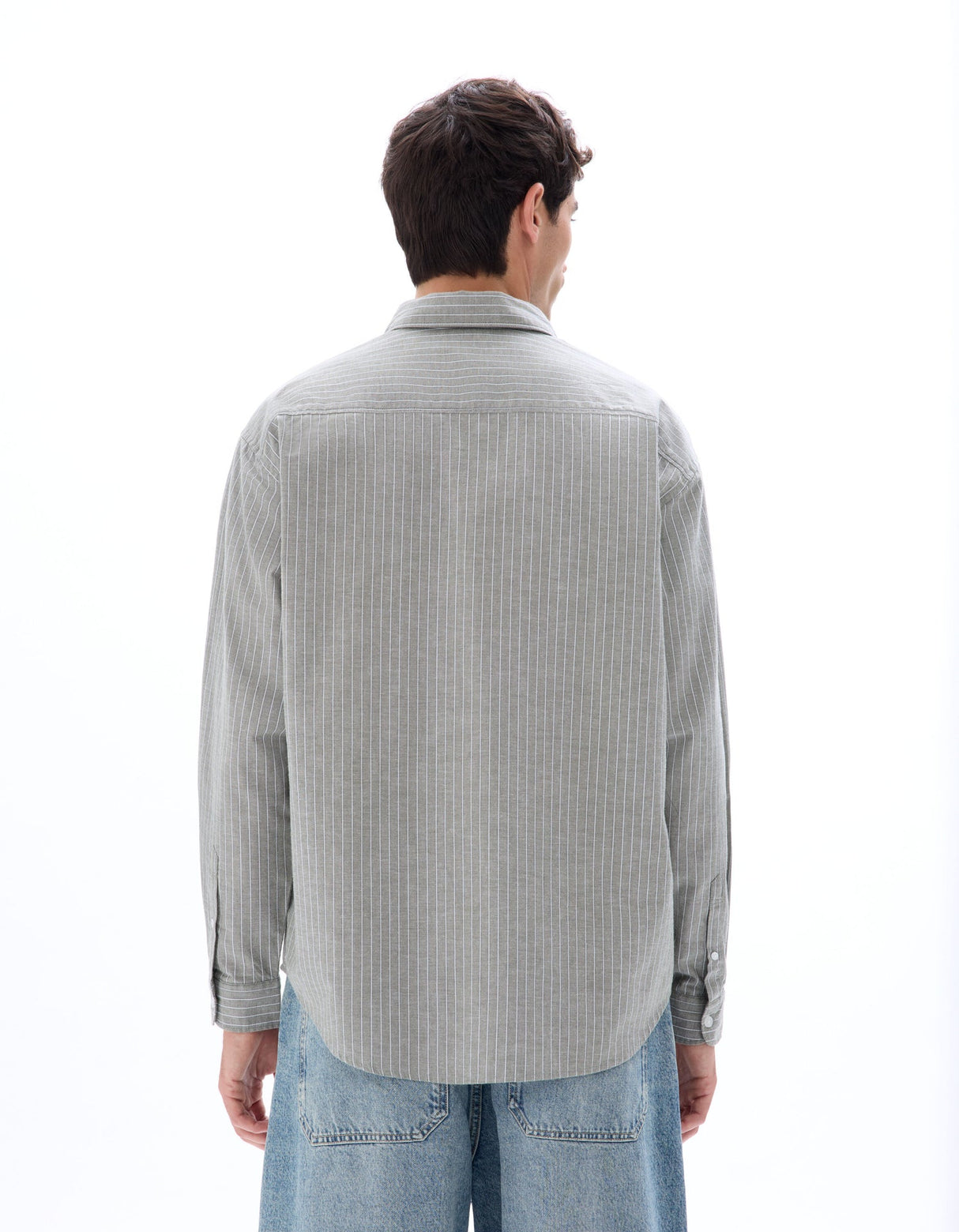 Loose Oxford Striped Shirt - Runner