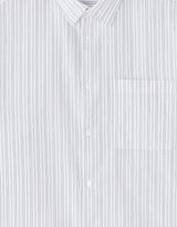 Loose Striped Poplin Shirt - Runner