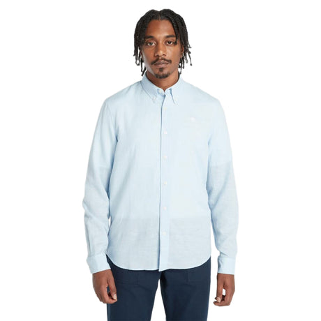 Lovell Lake Cotton/Linen Long Sleeve Shirt - Runner