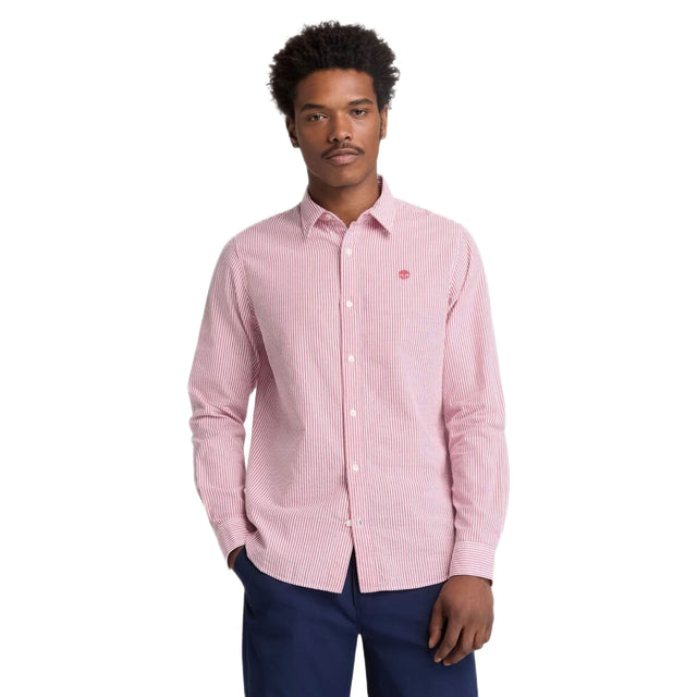 Ls Seersucker Striped Shirt (Regular) - Runner