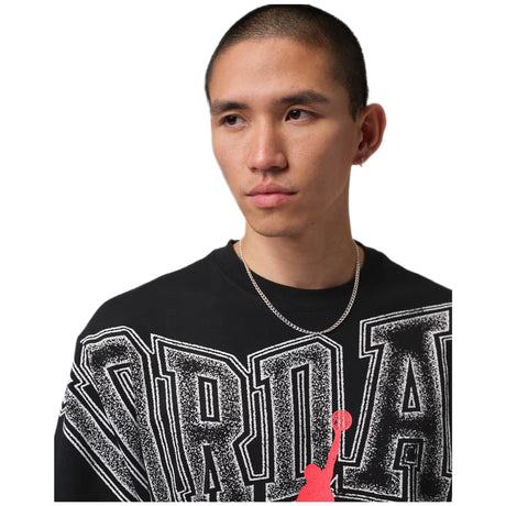 M J New Stretch Gfx Ss Crew - Runner