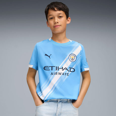 Manchester City 25/26 Home Jersey Youth - Runner