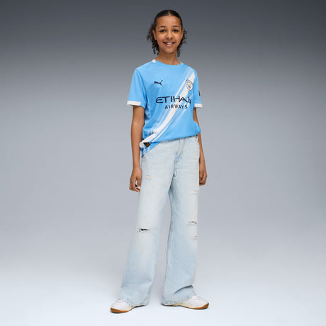 Manchester City 25/26 Home Jersey Youth - Runner