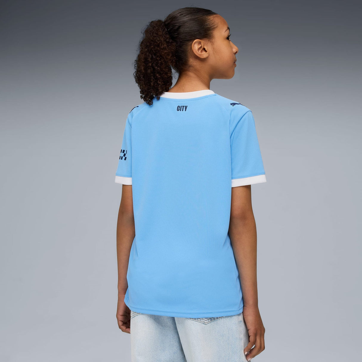 Manchester City 25/26 Home Jersey Youth - Runner