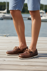 MEN'S 2 EYE BOAT SHOE BROWN