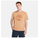 MERRYMACK RIVER Garment Dye Logo Graphic Tee Wheat Boot - Runner