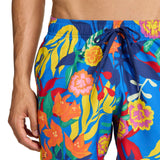 MEXICANA FLORALS 3 STRIPES SWIM SHORTS 5 INCH - Runner