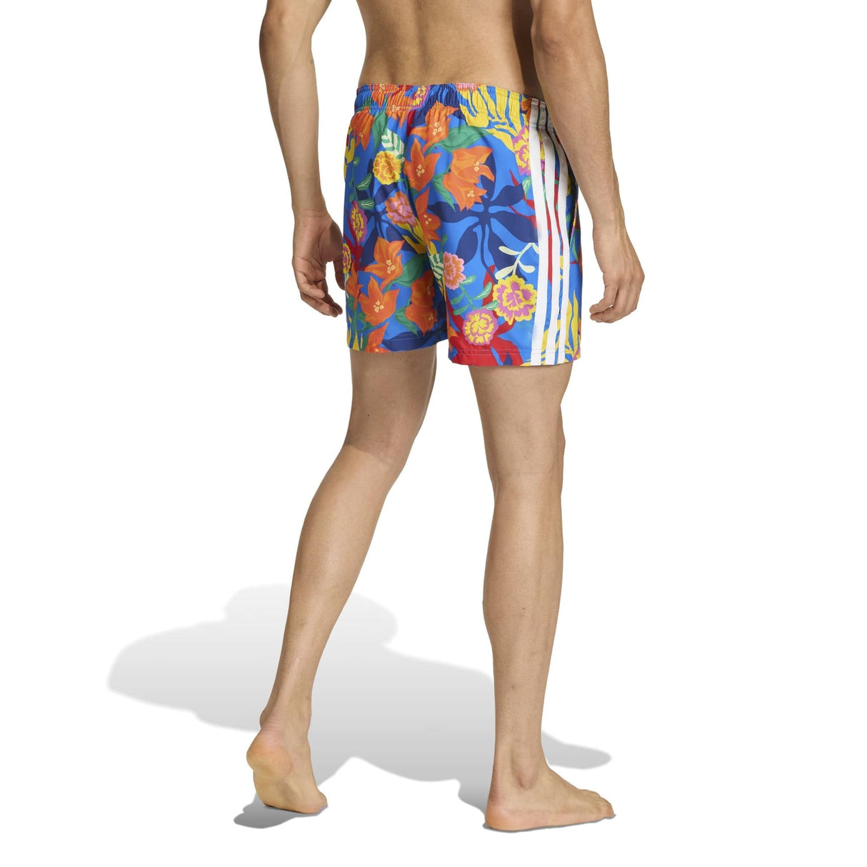 MEXICANA FLORALS 3 STRIPES SWIM SHORTS 5 INCH - Runner