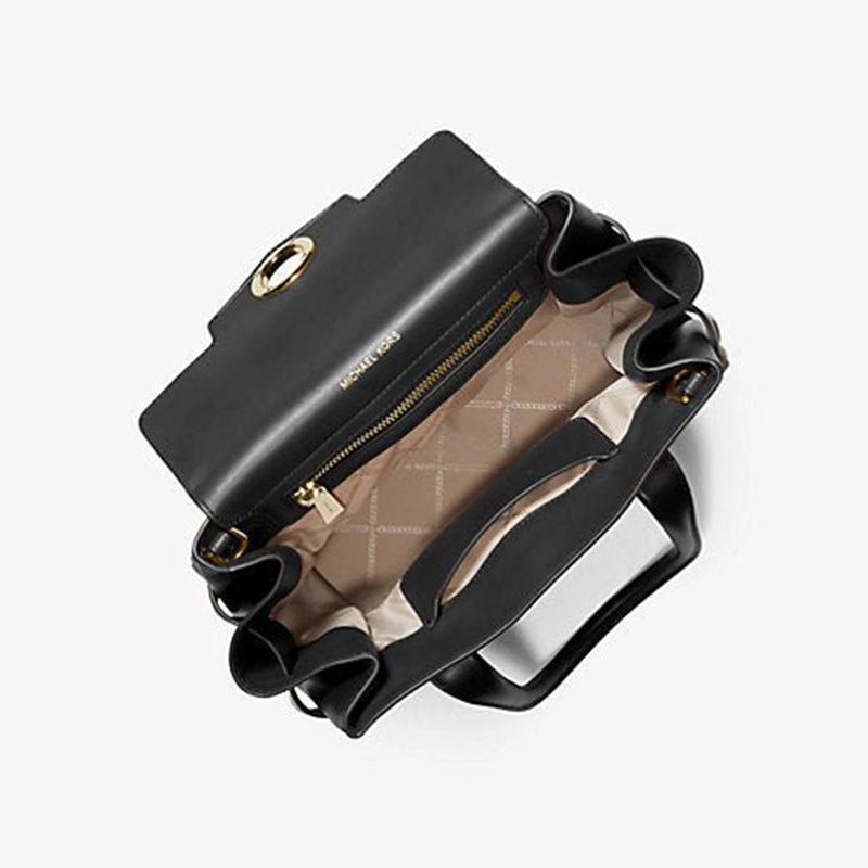 MICHAEL KORS Carmen large logo and leather - BROWN - MK4 - Runner